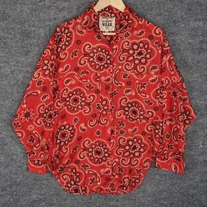 Carole Little for St Tropez Wear Vintage Silk Long Sleeve Blouse Size 10